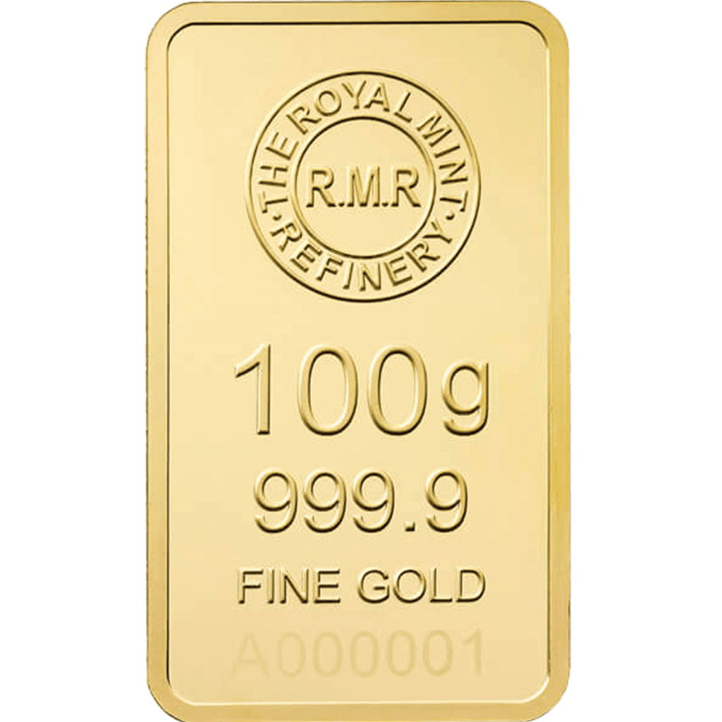 100 gram gold bar