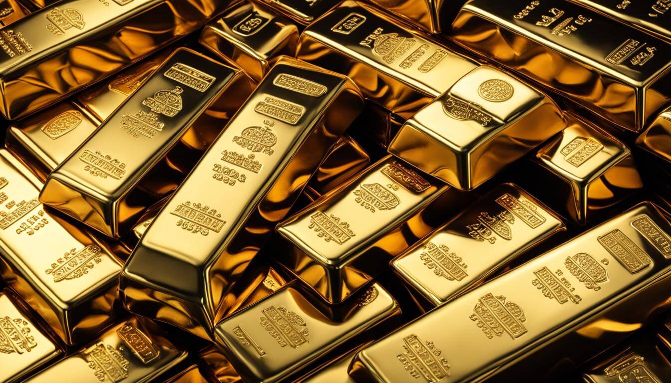 Tangible gold bars