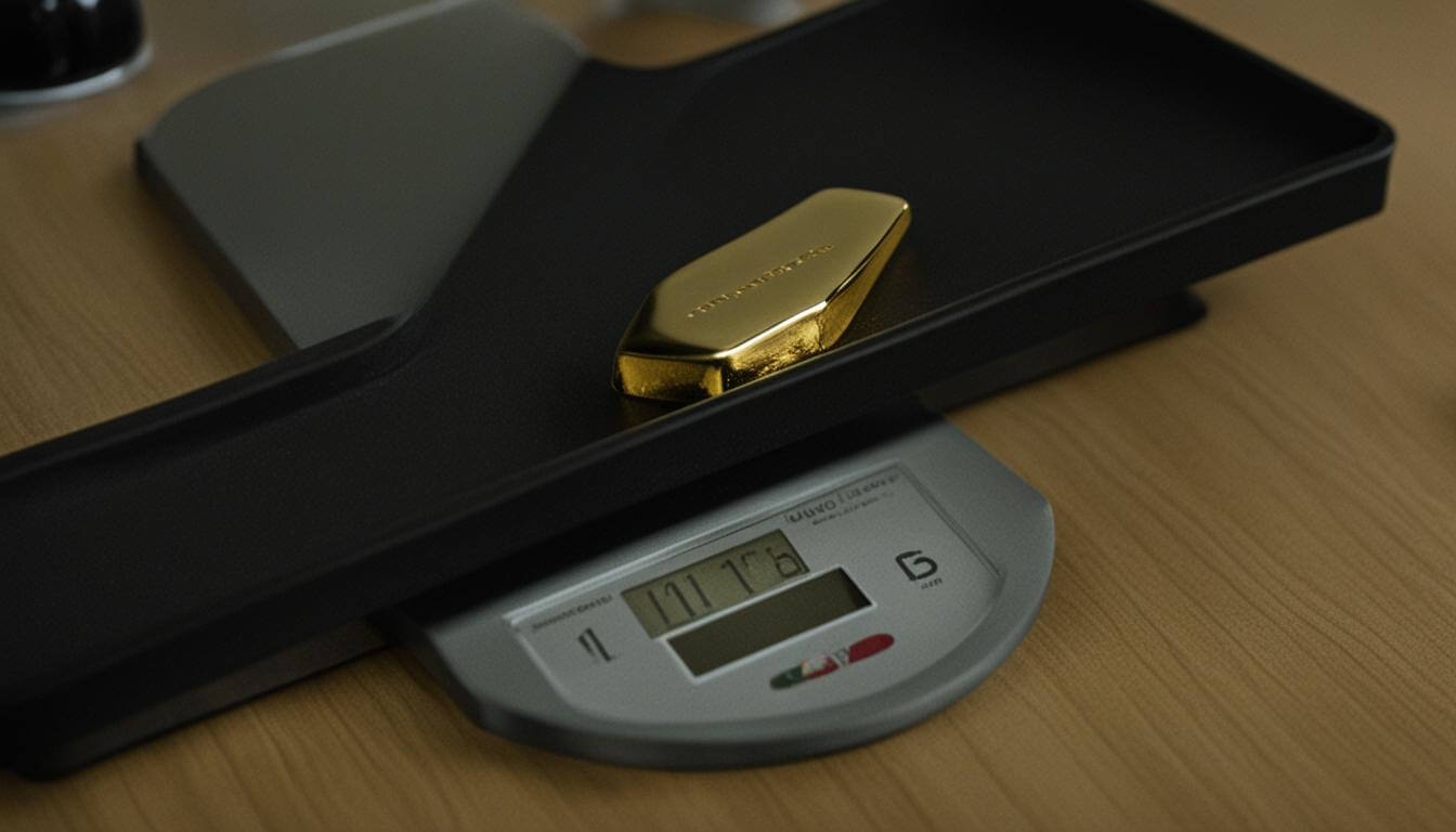 how much does a gold bar weigh in pounds