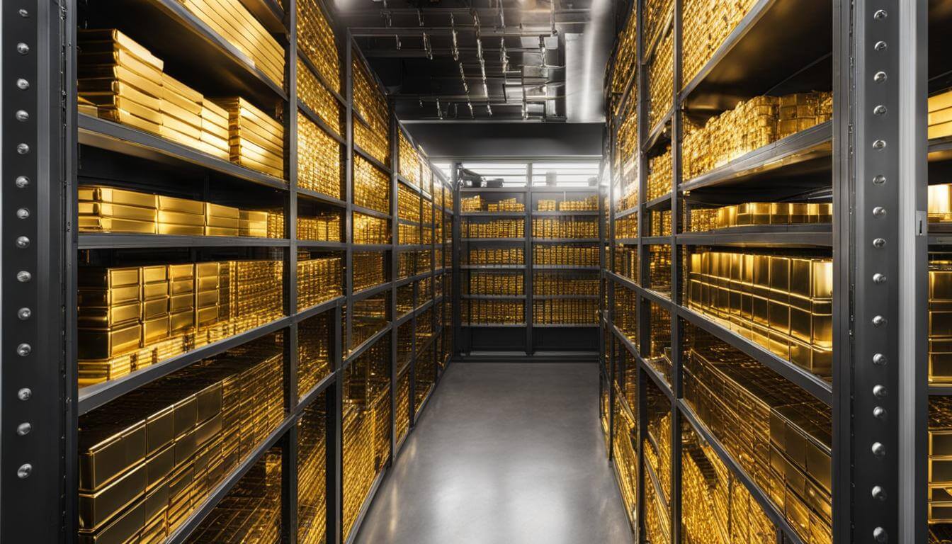 storing gold bars