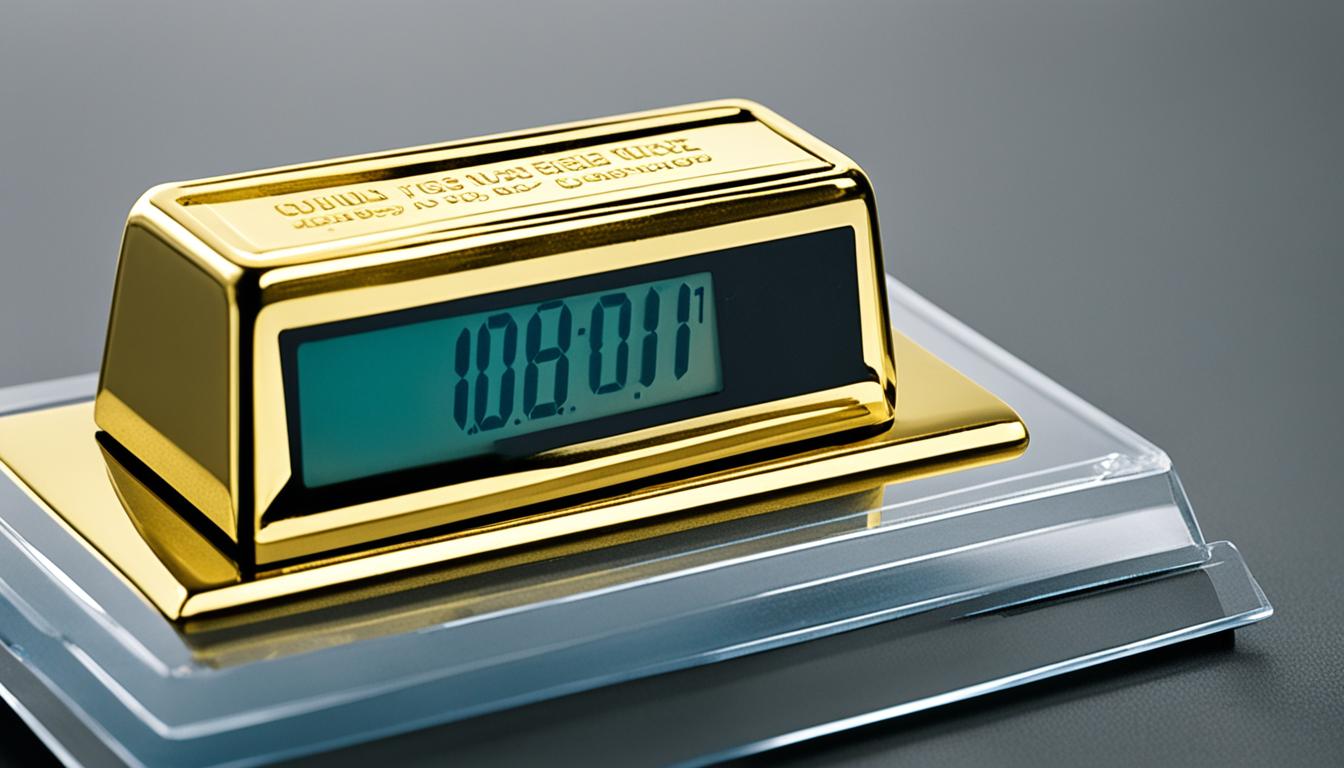 average weight of gold bar