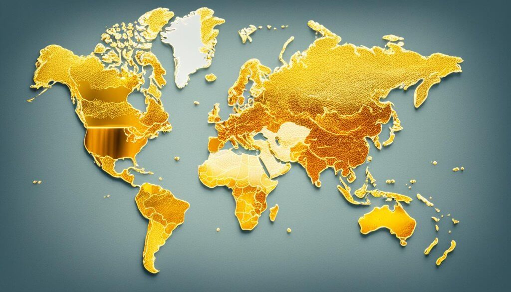 global gold reserves and production