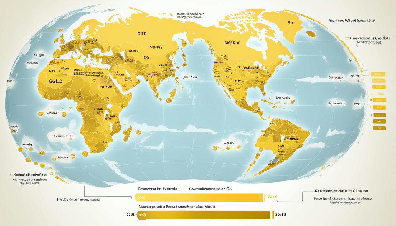 how much gold is in the world