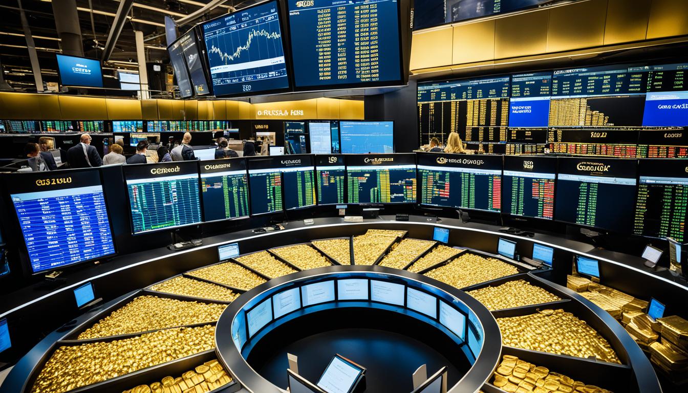 Gold trading platforms and global exchanges