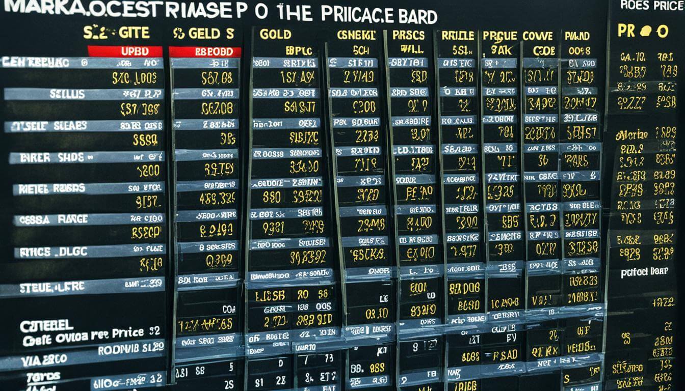 price of gold and silver on the market today