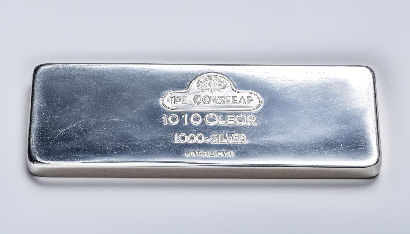 100 oz silver bar features