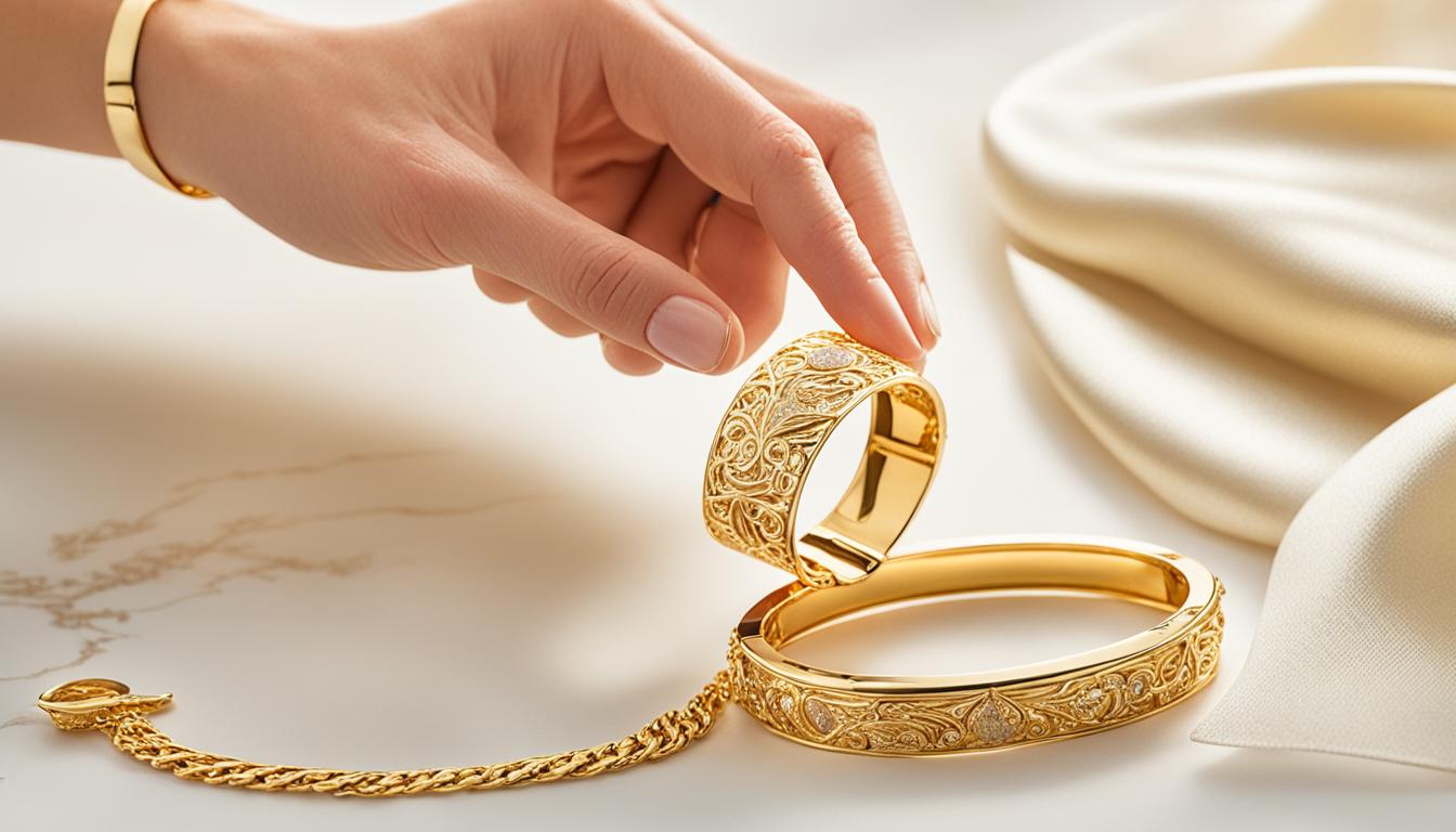 24k gold jewelry care