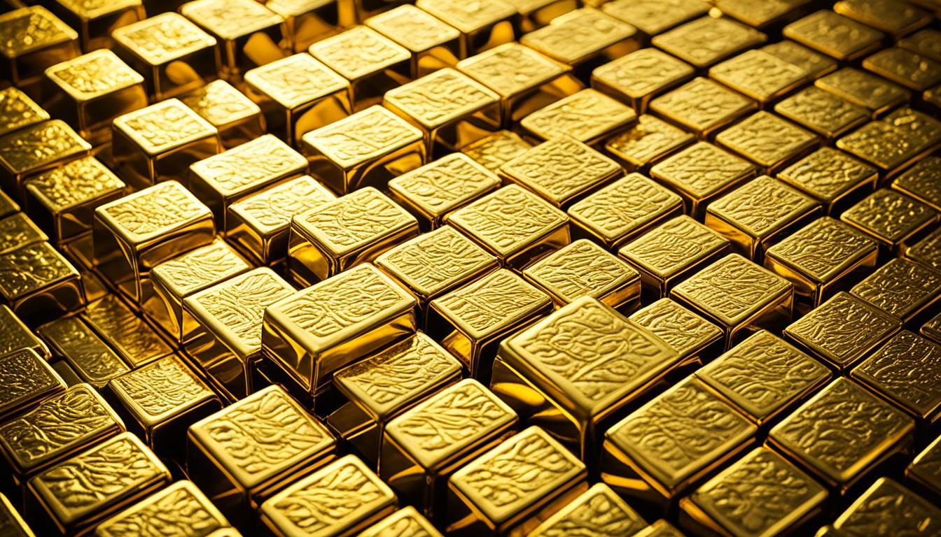 blocks of gold