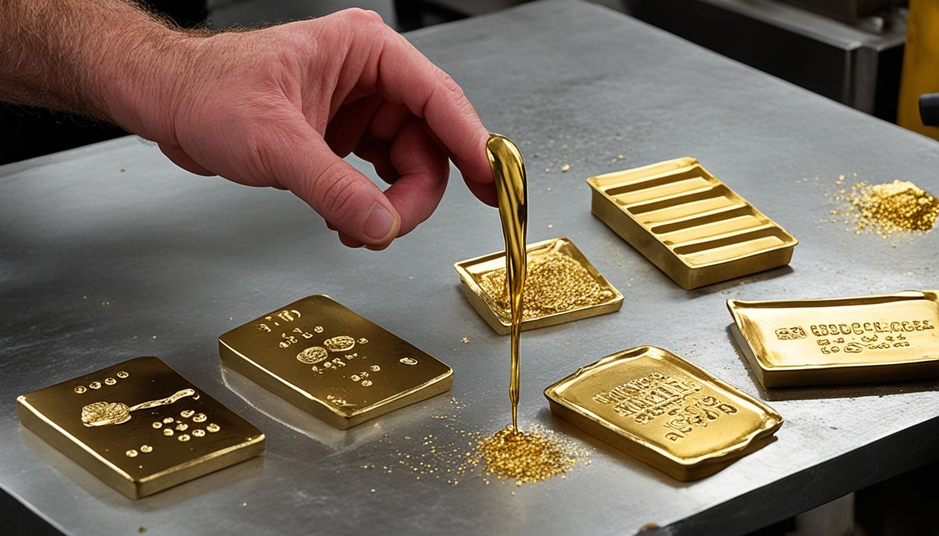 gold bar minting process