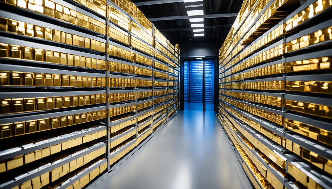 storing gold bricks